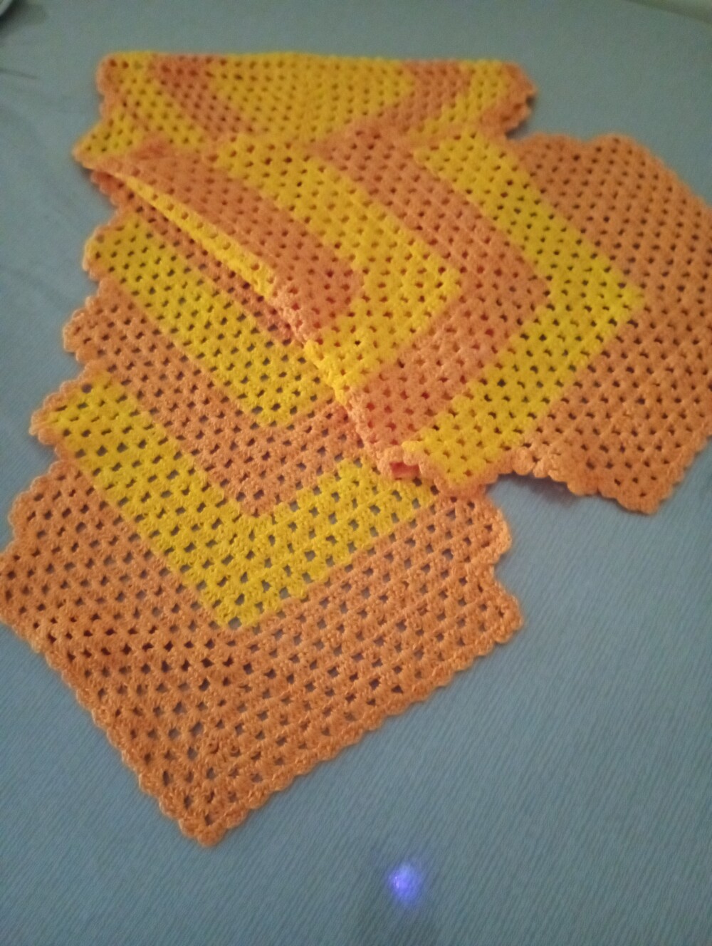 caminho de mesa de crochê
