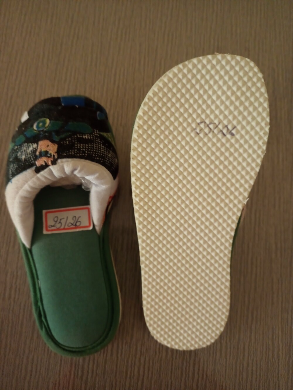 Chinelo de pano infantil 25/26