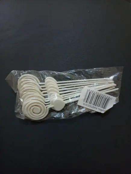 Espiral Plástico Porta Recados p/ Artesanato 100 Peças