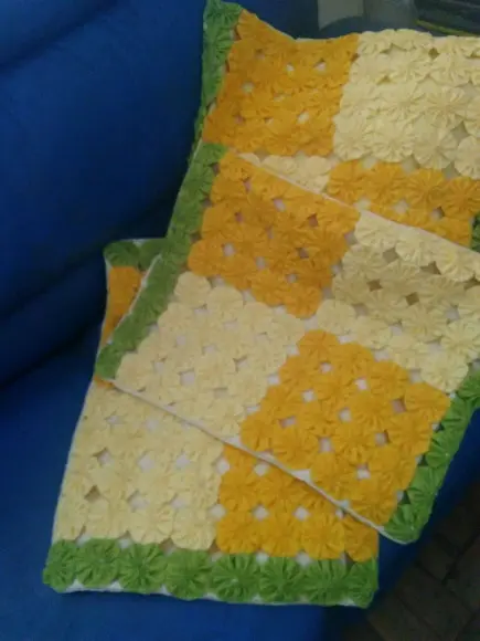 Kit 3 Capas de Almofada em Fuxico