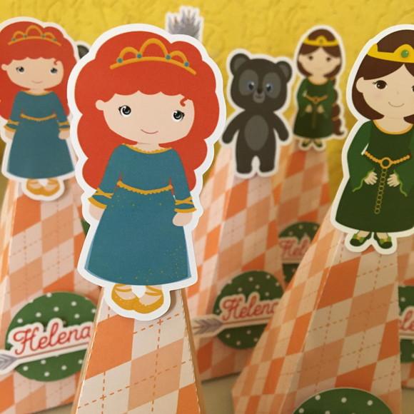 Caixinha Pirâmide Festa Merida