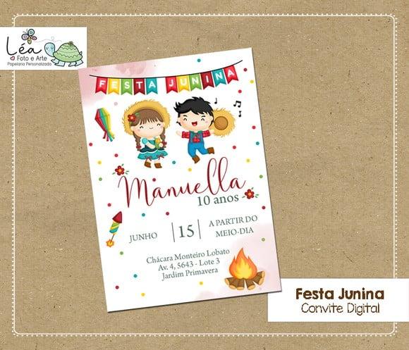 Convite Digital Festa Junina