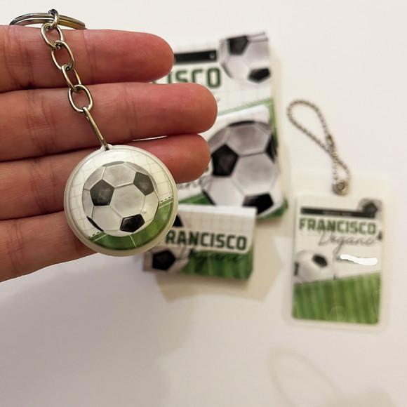 Kit Adesivos e Tag Material Escolar Futebol