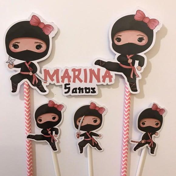 Topo Bolo Ninja Menina
