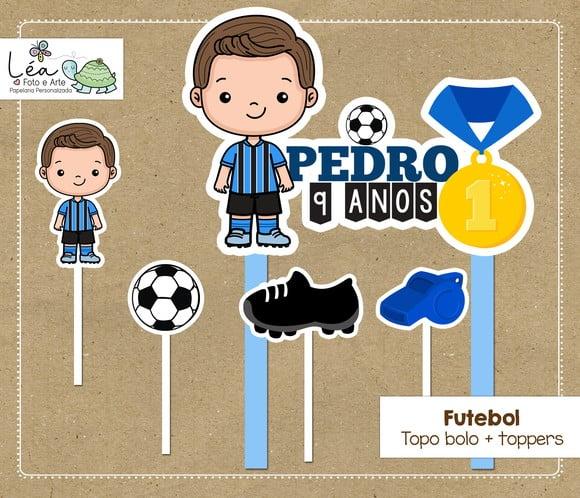 Topo de Bolo Futebol
