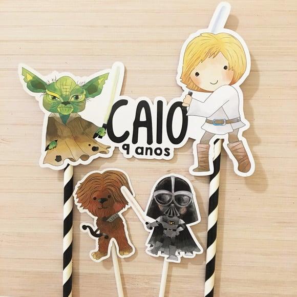 Topo de Bolo Star Wars