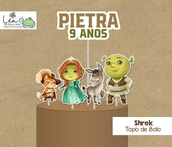 Topo de Bolo Shrek