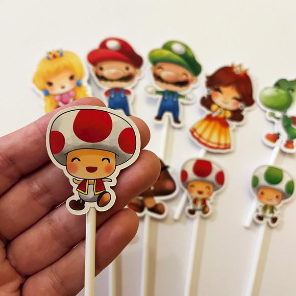 Topo de Bolo Super Mario