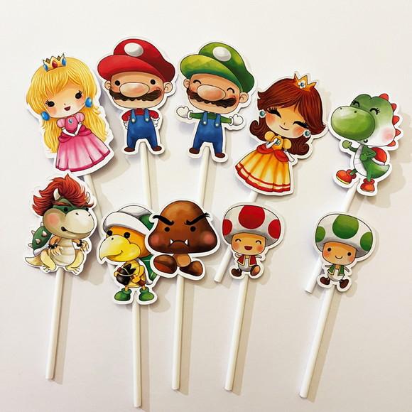 Topo de Bolo Super Mario