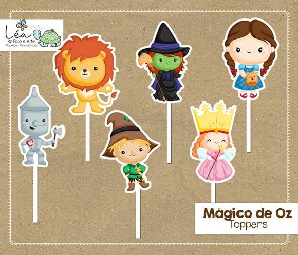 Topper Festa Mágico de Oz
