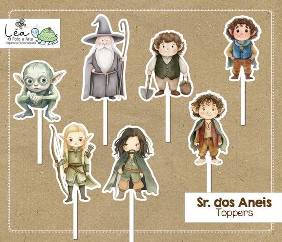 Topper para Docinho Senhor dos Anéis