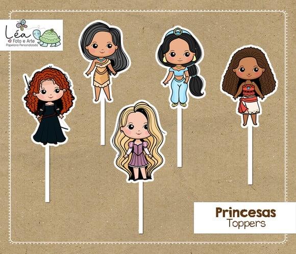 Topper Princesas