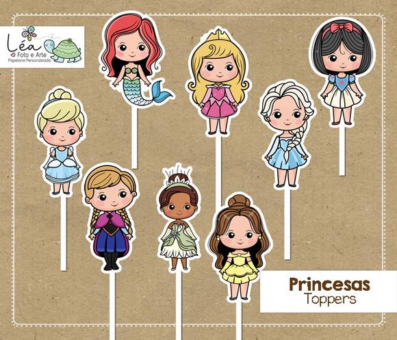 Topper Princesas