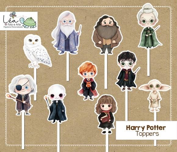 Toppers para Docinho Festa Harry Potter