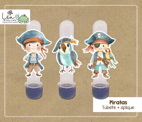 Tubete Festa Pirata Aquarela