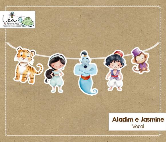 Varal Aladim e Jasmine