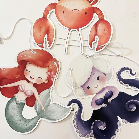 Varal Ariel Pequena Sereia