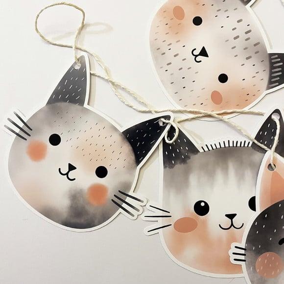 Varal Festa Gatinhos