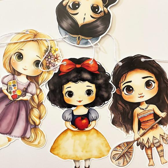 Varal Festa Princesas