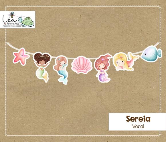 Varal Festa Sereias