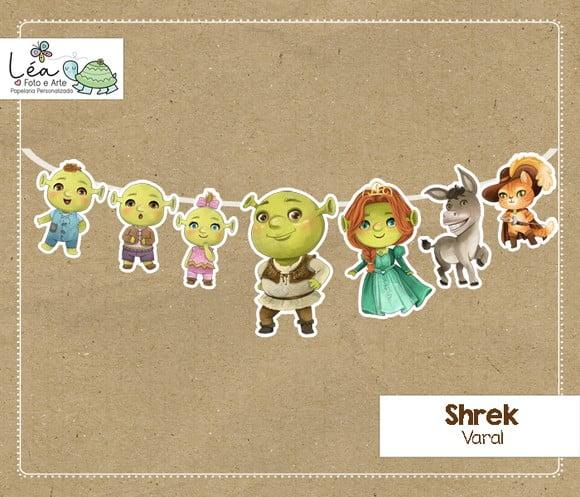 Varal Festa Shrek