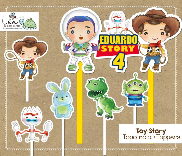 Topo de Bolo Toy Story Menino
