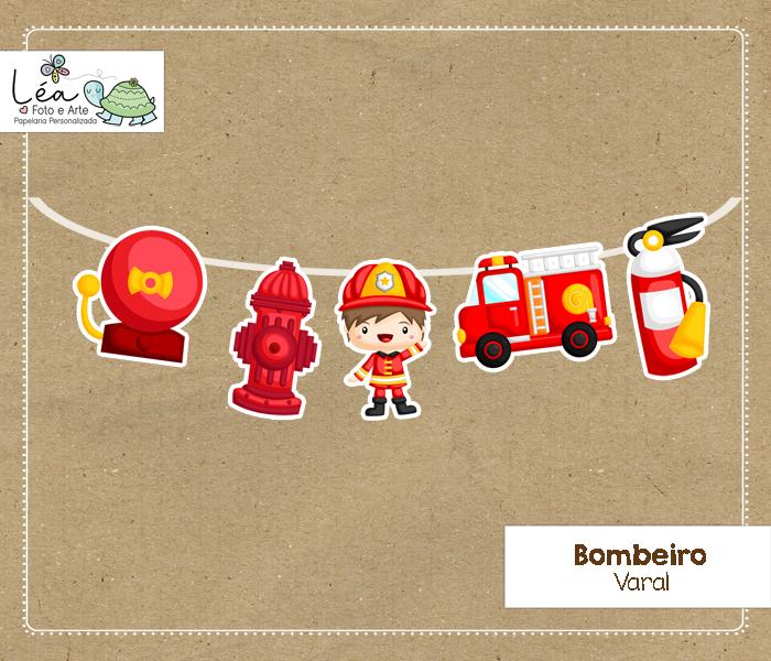 Varal Festa Bombeiro