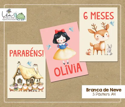 Pôster Festa Branca de Neve