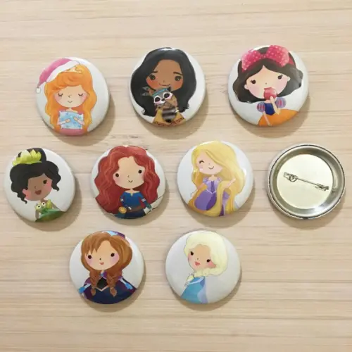 Bottons Princesas