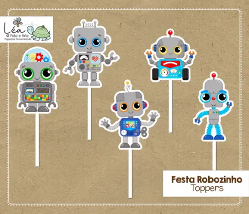 Topper Festa Robozinho