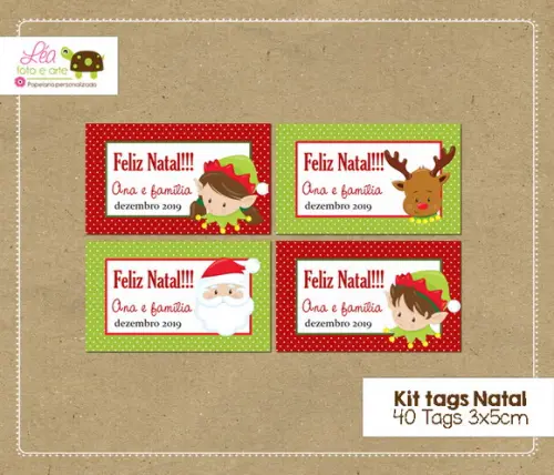 Kit Tags de Natal
