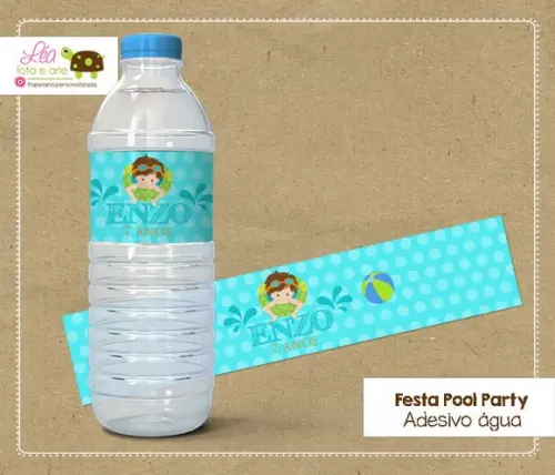 Adesivo Água Festa Pool Party