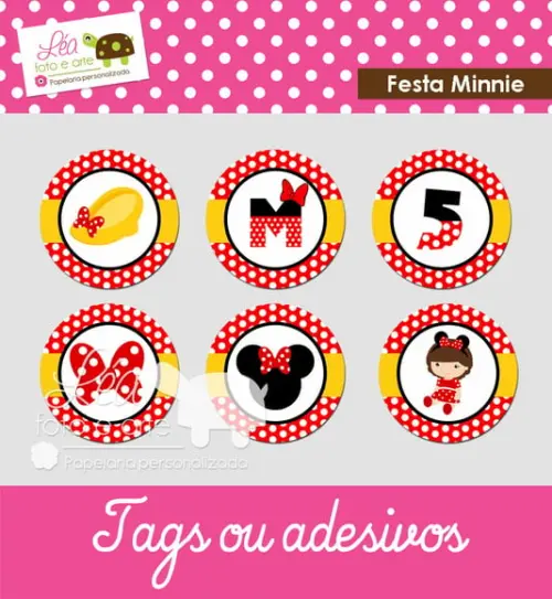 Adesivo Festa Minnie