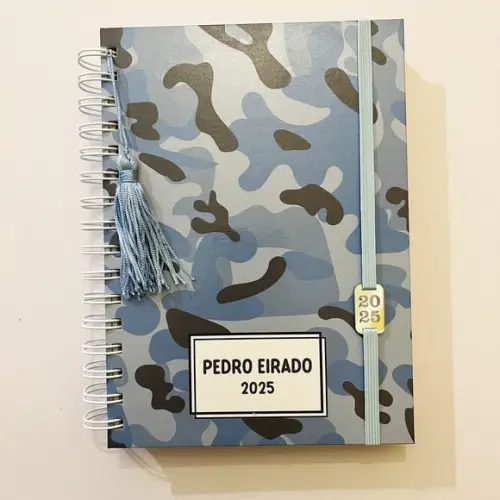 Agenda 2026 Camuflada Azul