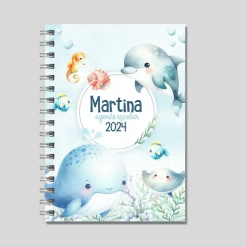 Agenda Escolar Fundo do Mar