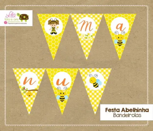 Bandeirola Festa Abelhinha