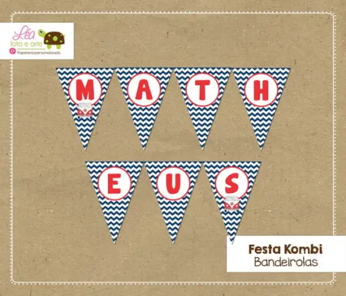 Bandeirola Festa Kombi