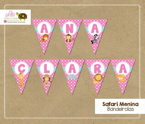 Bandeirola Safári Menina