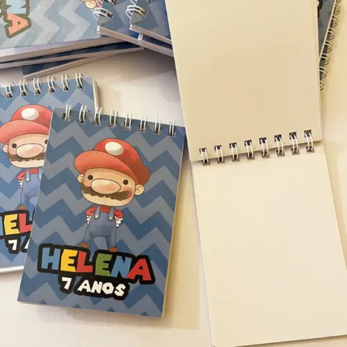 Bloquinho Lembrancinha Festa Super Mario