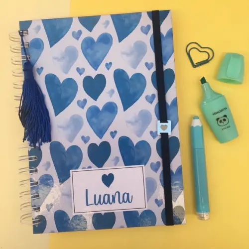 Caderno Corações