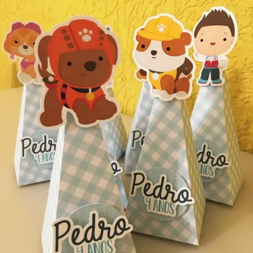 Caixa Pirâmide Patrulha Canina