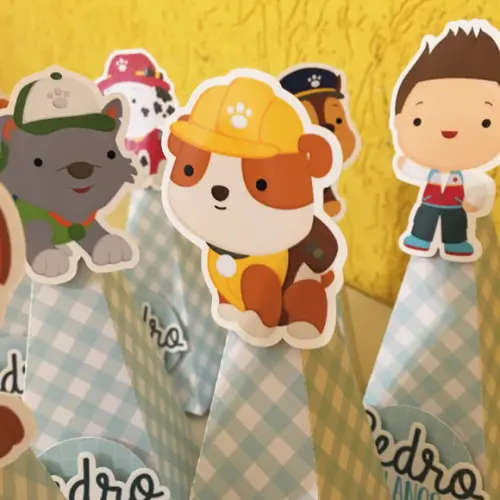 Caixa Pirâmide Patrulha Canina