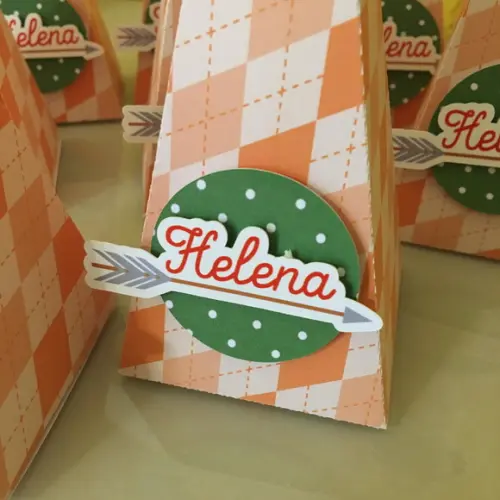 Caixinha Pirâmide Festa Merida