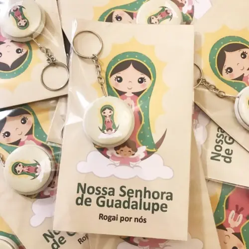 Chaveiro para Lembrancinha Nossa Senhora de Guadalupe