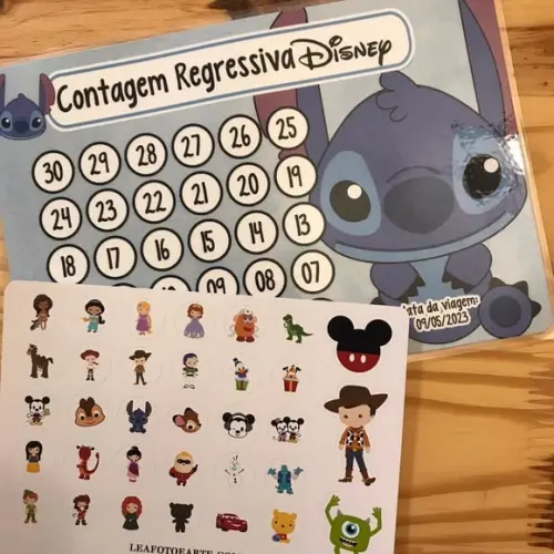 Contagem Regressiva Viagem Disney