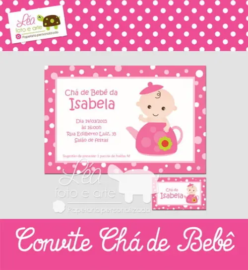 Convite Chá de Bebê