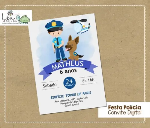Convite Digital Polícia