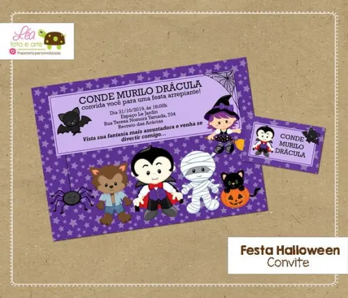 Convite Halloween