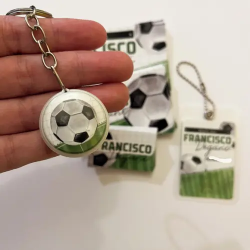 Kit Adesivos e Tag Material Escolar Futebol