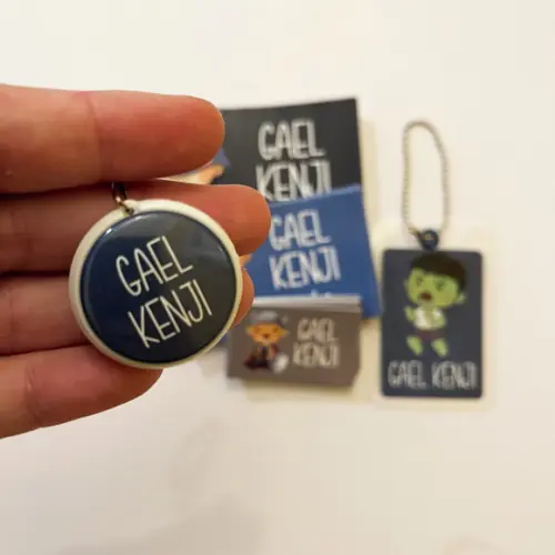 Kit Adesivos e Tag Material Escolar Heróis Baby